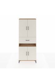 Arges Dolap 5 Raflı Tek Çekmeceli 4 Kapaklı 88x30x221 - S30M178V7A