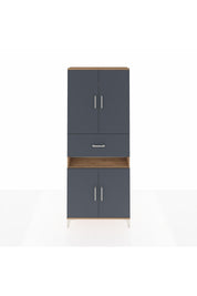 Arges Dolap 5 Raflı Tek Çekmeceli 4 Kapaklı 88x30x221 - S30M178V8A