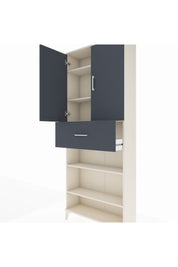 Arges Dolap 5 Raflı Tek Çekmeceli 2 Kapaklı 88x30x221 - S30M179V2A