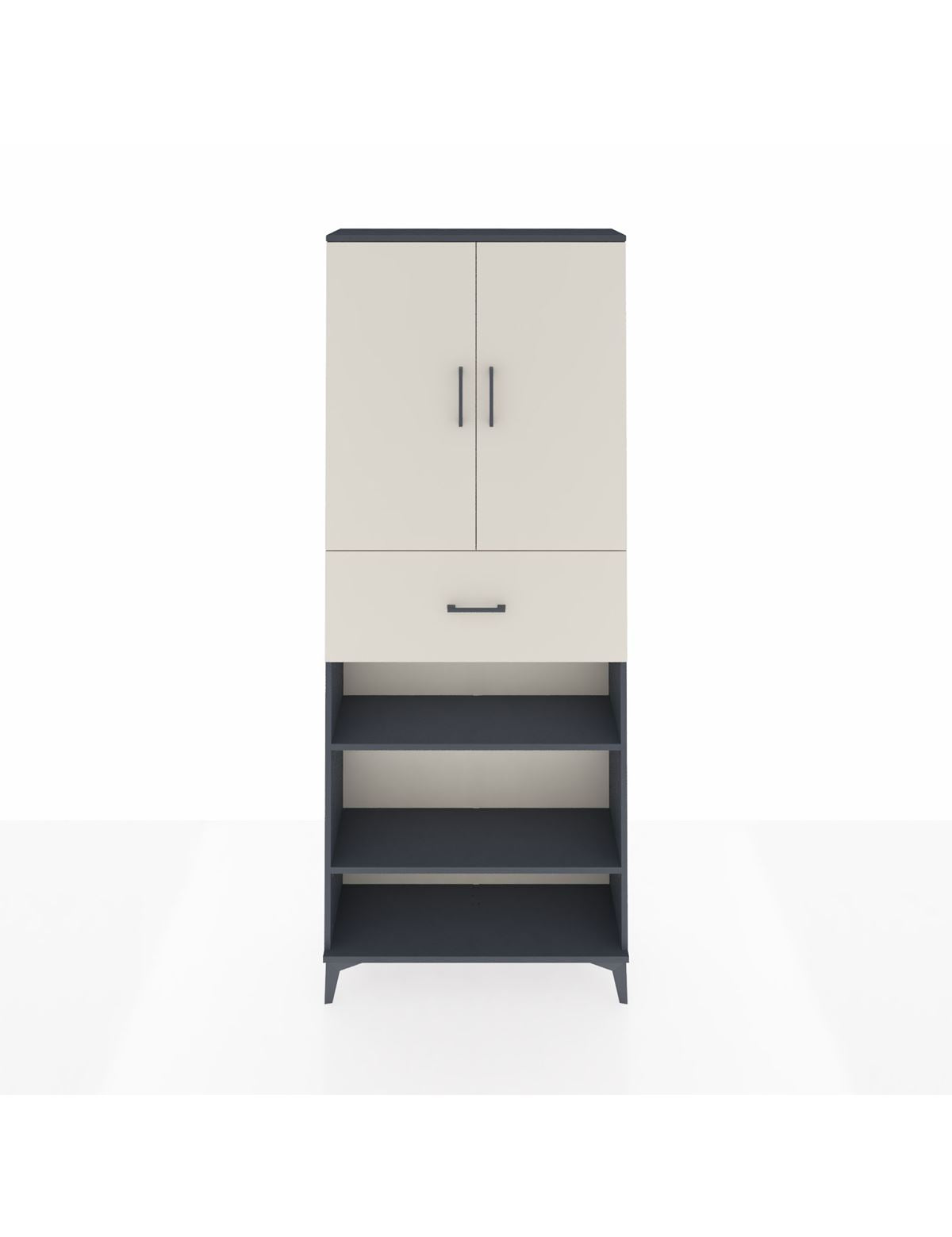 Arges Dolap 5 Raflı Tek Çekmeceli 2 Kapaklı 88x30x221 - S30M179V4A