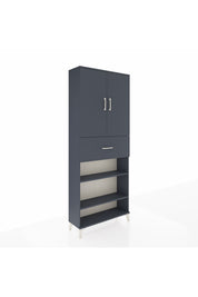 Arges Dolap 5 Raflı Tek Çekmeceli 2 Kapaklı 88x30x221 - S30M179V5A