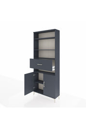 Arges Dolap 5 Raflı Tek Çekmeceli 2 Kapaklı 88x30x221 - S30M180V5A