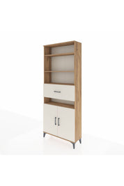 Arges Dolap 5 Raflı Tek Çekmeceli 2 Kapaklı 88x30x221 - S30M180V7A