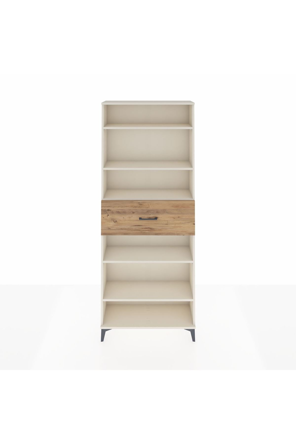 Arges Dolap 5 Raflı Tek Çekmeceli 88x30x221 - S30M181V3A