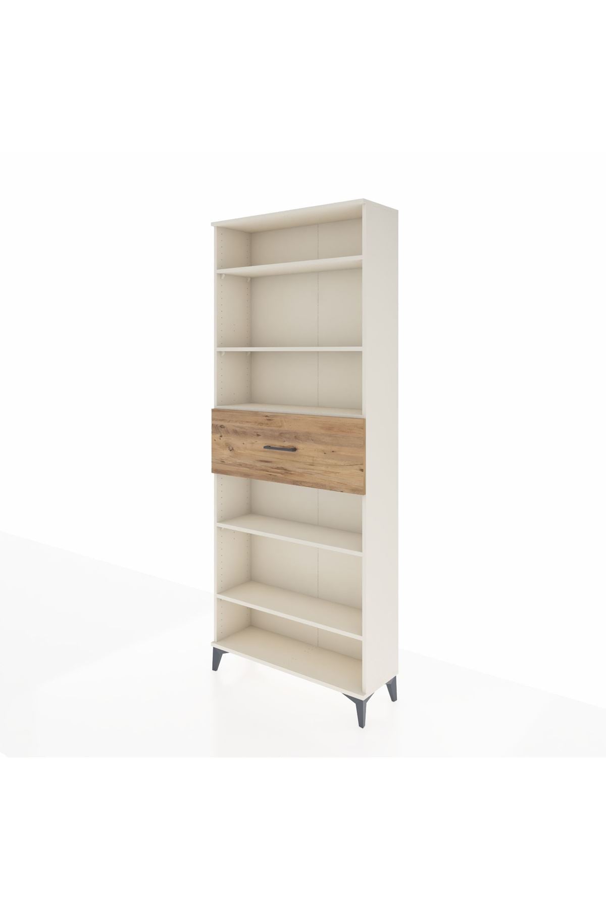 Arges Dolap 5 Raflı Tek Çekmeceli 88x30x221 - S30M181V3A
