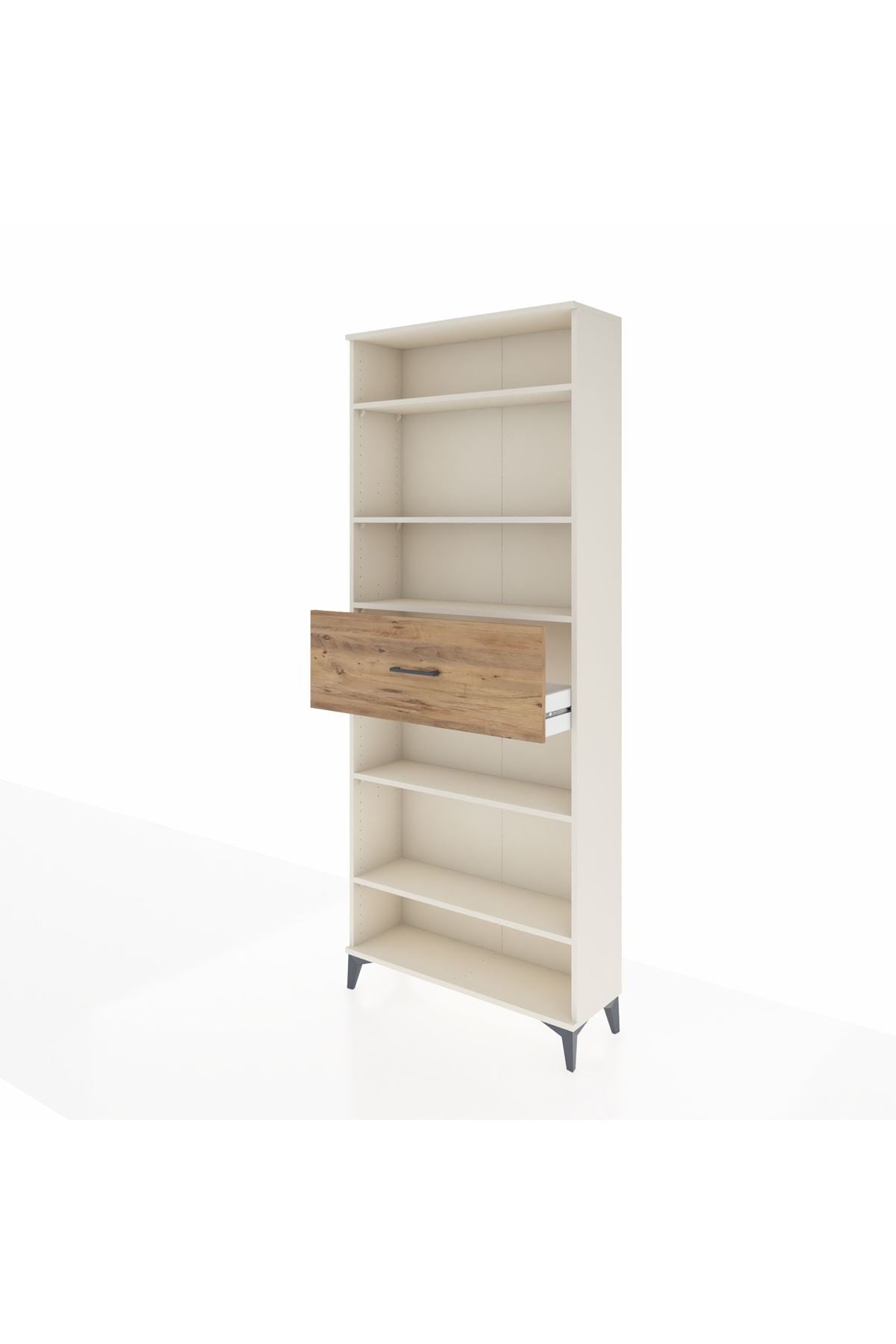 Arges Dolap 5 Raflı Tek Çekmeceli 88x30x221 - S30M181V3A