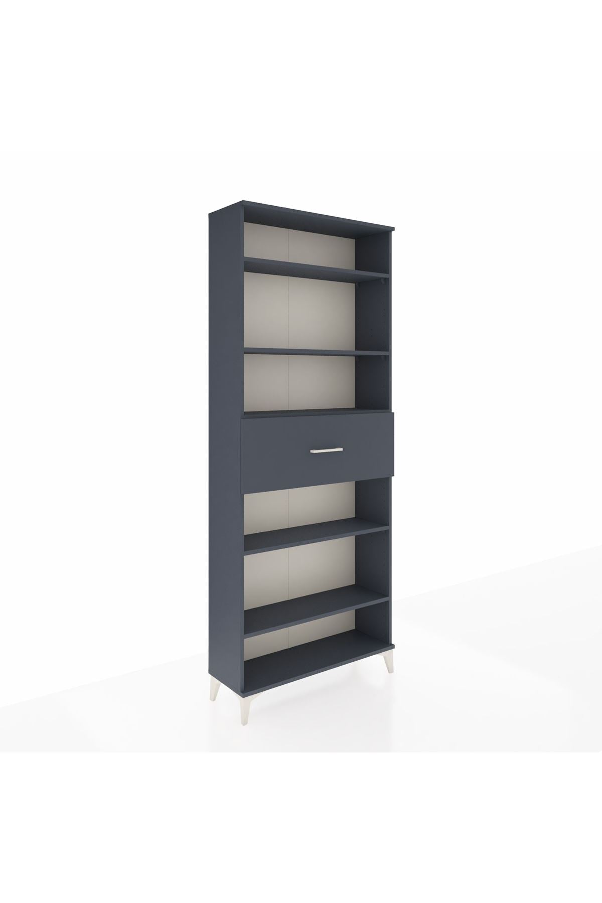 Arges Dolap 5 Raflı Tek Çekmeceli 88x30x221 - S30M181V5A
