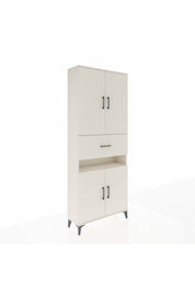 Arges Dolap 5 Raflı Tek Çekmeceli 4 Kapaklı 88x30x221 - S30M182V1A