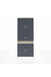Arges Dolap 5 Raflı Tek Çekmeceli 4 Kapaklı 88x30x221 - S30M182V2A