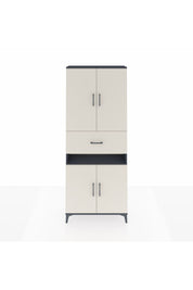 Arges Dolap 5 Raflı Tek Çekmeceli 4 Kapaklı 88x30x221 - S30M182V4A