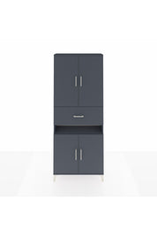 Arges Dolap 5 Raflı Tek Çekmeceli 4 Kapaklı 88x30x221 - S30M182V5A