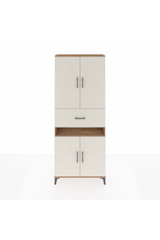 Arges Dolap 5 Raflı Tek Çekmeceli 4 Kapaklı 88x30x221 - S30M182V7A