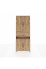 Arges Dolap 5 Raflı Tek Çekmeceli 4 Kapaklı 88x30x221 - S30M182V9A