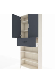 Arges Dolap 5 Raflı Tek Çekmeceli 2 Kapaklı 88x30x221 - S30M183V2A
