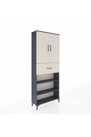 Arges Dolap 5 Raflı Tek Çekmeceli 2 Kapaklı 88x30x221 - S30M183V4A