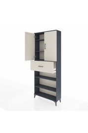 Arges Dolap 5 Raflı Tek Çekmeceli 2 Kapaklı 88x30x221 - S30M183V4A