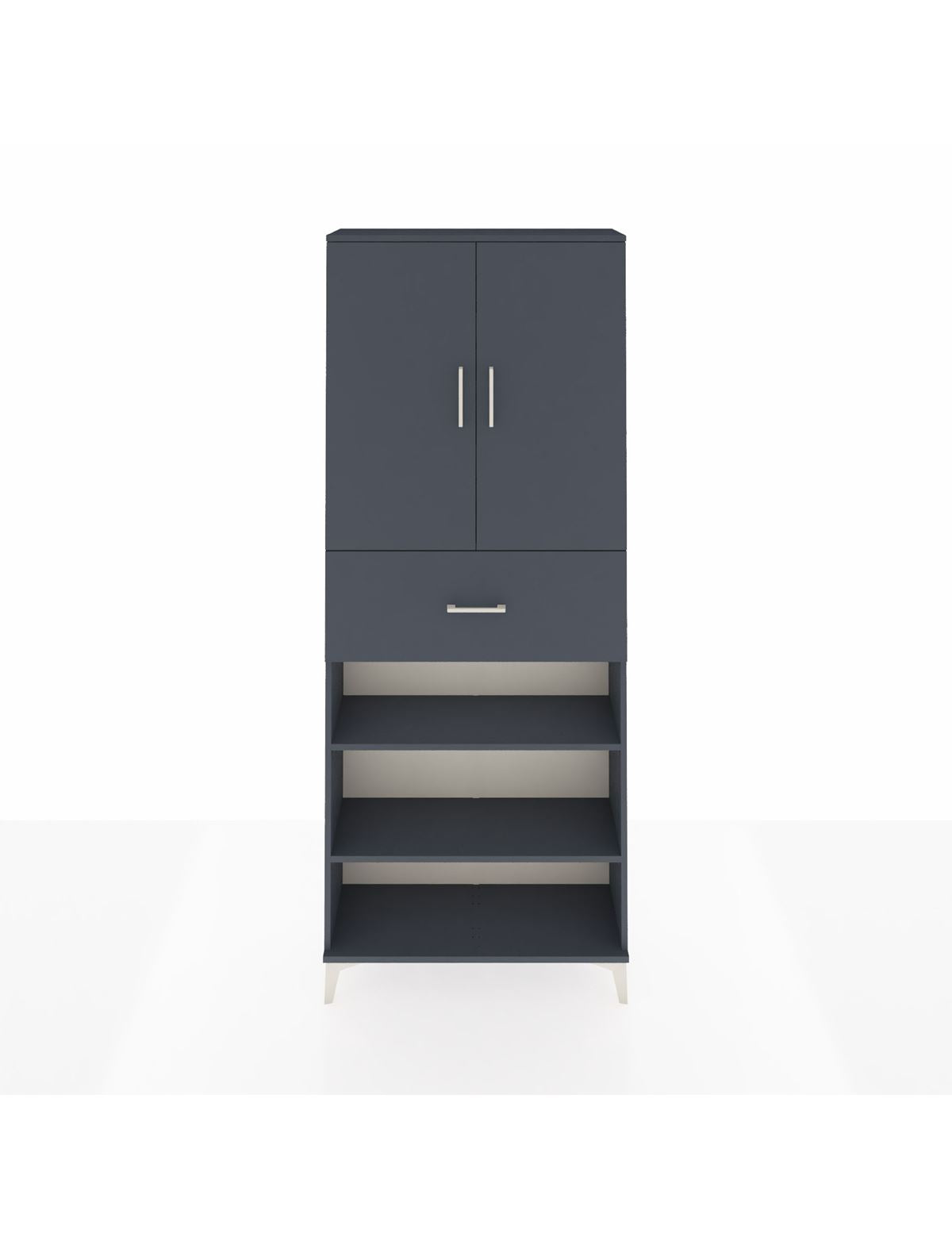 Arges Dolap 5 Raflı Tek Çekmeceli 2 Kapaklı 88x30x221 - S30M183V5A