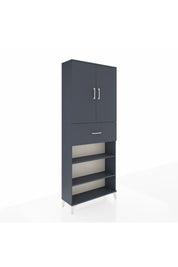 Arges Dolap 5 Raflı Tek Çekmeceli 2 Kapaklı 88x30x221 - S30M183V5A