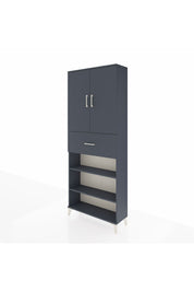 Arges Dolap 5 Raflı Tek Çekmeceli 2 Kapaklı 88x30x221 - S30M183V5A
