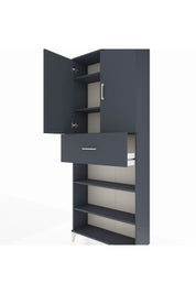 Arges Dolap 5 Raflı Tek Çekmeceli 2 Kapaklı 88x30x221 - S30M183V5A