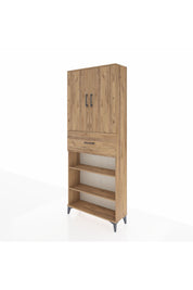 Arges Dolap 5 Raflı Tek Çekmeceli 2 Kapaklı 88x30x221 - S30M183V9A