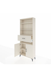 Arges Dolap 5 Raflı Tek Çekmeceli 2 Kapaklı 88x30x221 - S30M184V1A