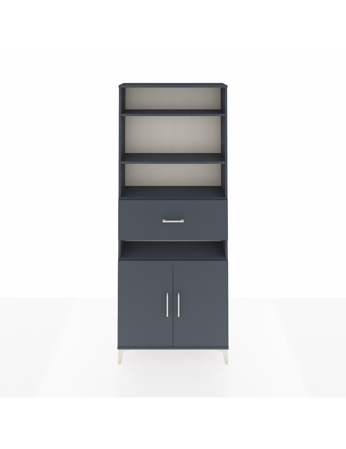 Arges Dolap 5 Raflı Tek Çekmeceli 2 Kapaklı 88x30x221 - S30M184V5A