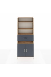 Arges Dolap 5 Raflı Tek Çekmeceli 2 Kapaklı 88x30x221 - S30M184V8A