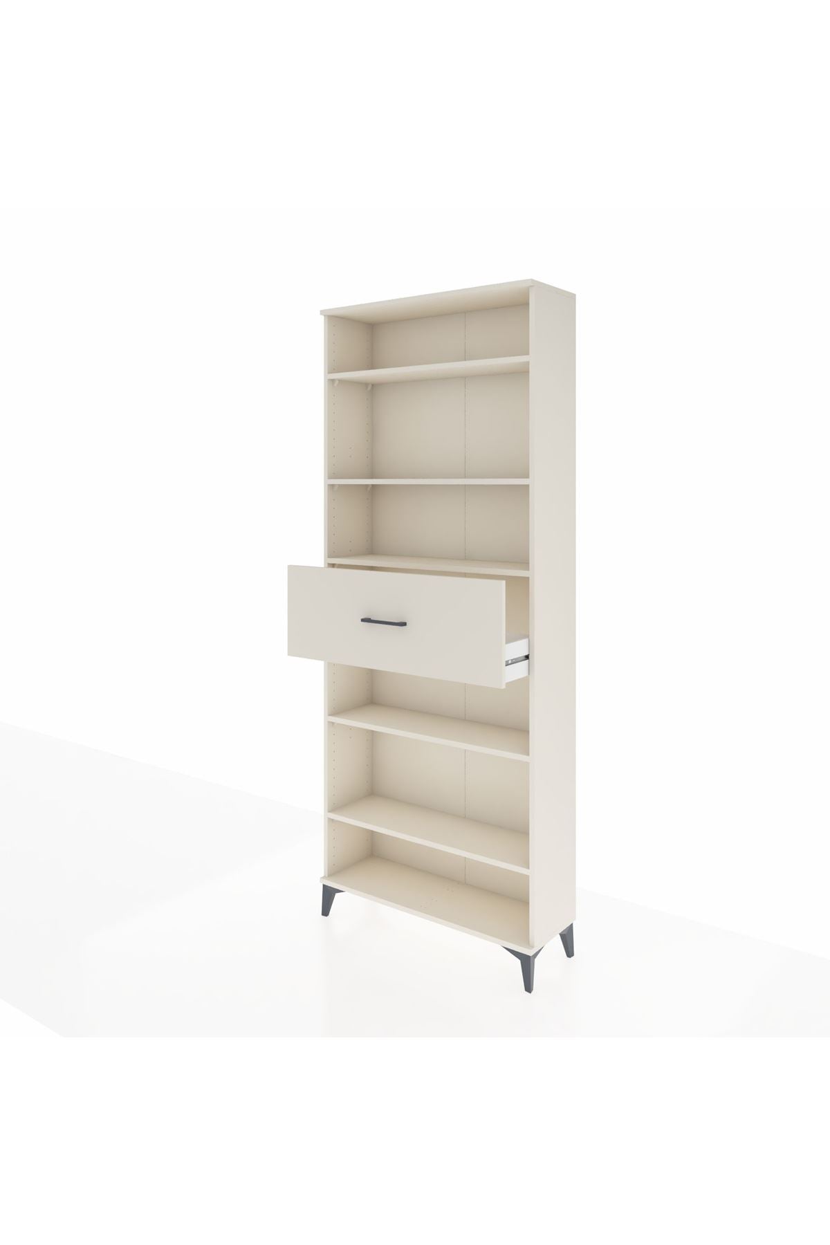 Arges Dolap 5 Raflı Tek Çekmeceli 88x30x221 - S30M185V1A