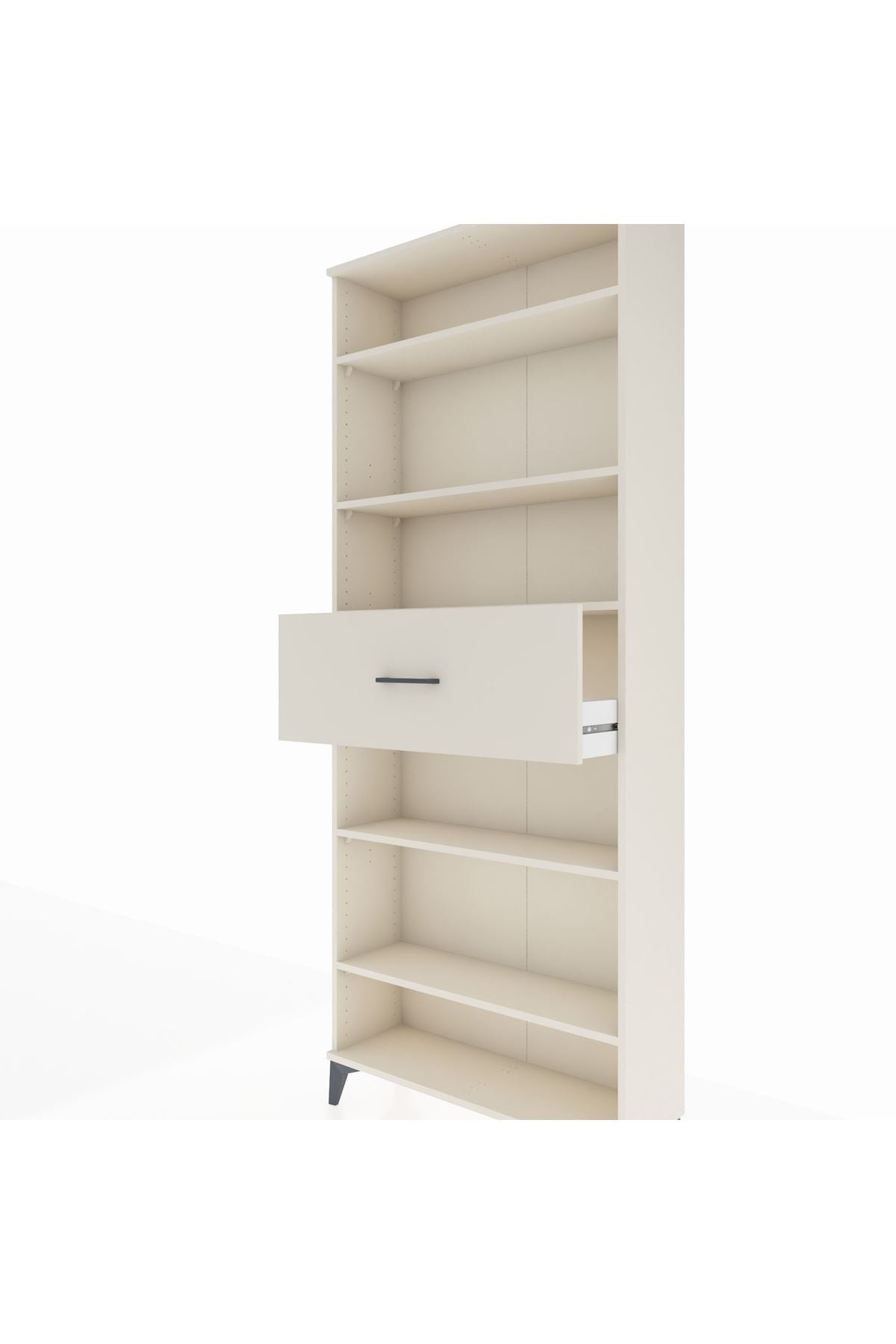 Arges Dolap 5 Raflı Tek Çekmeceli 88x30x221 - S30M185V1A