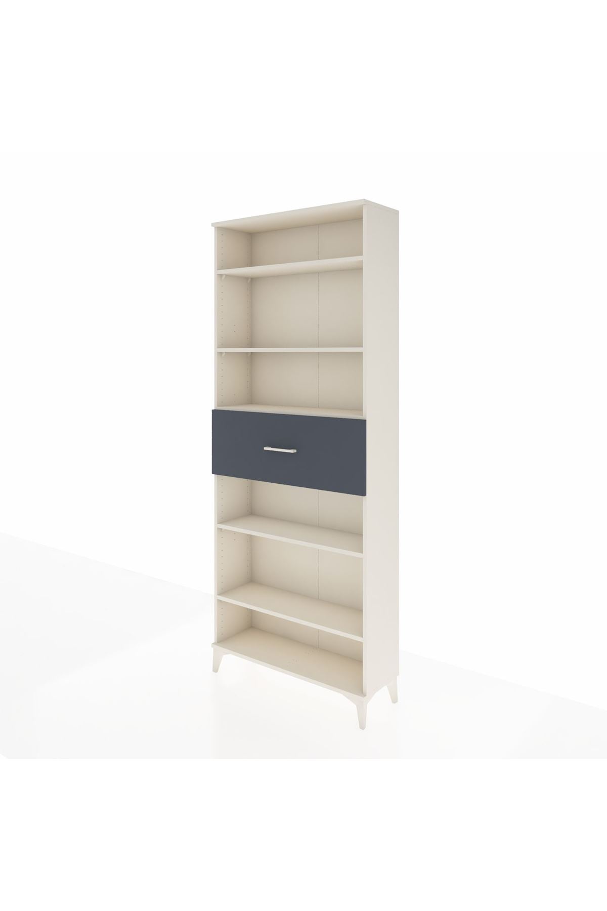 Arges Dolap 5 Raflı Tek Çekmeceli 88x30x221 - S30M185V2A