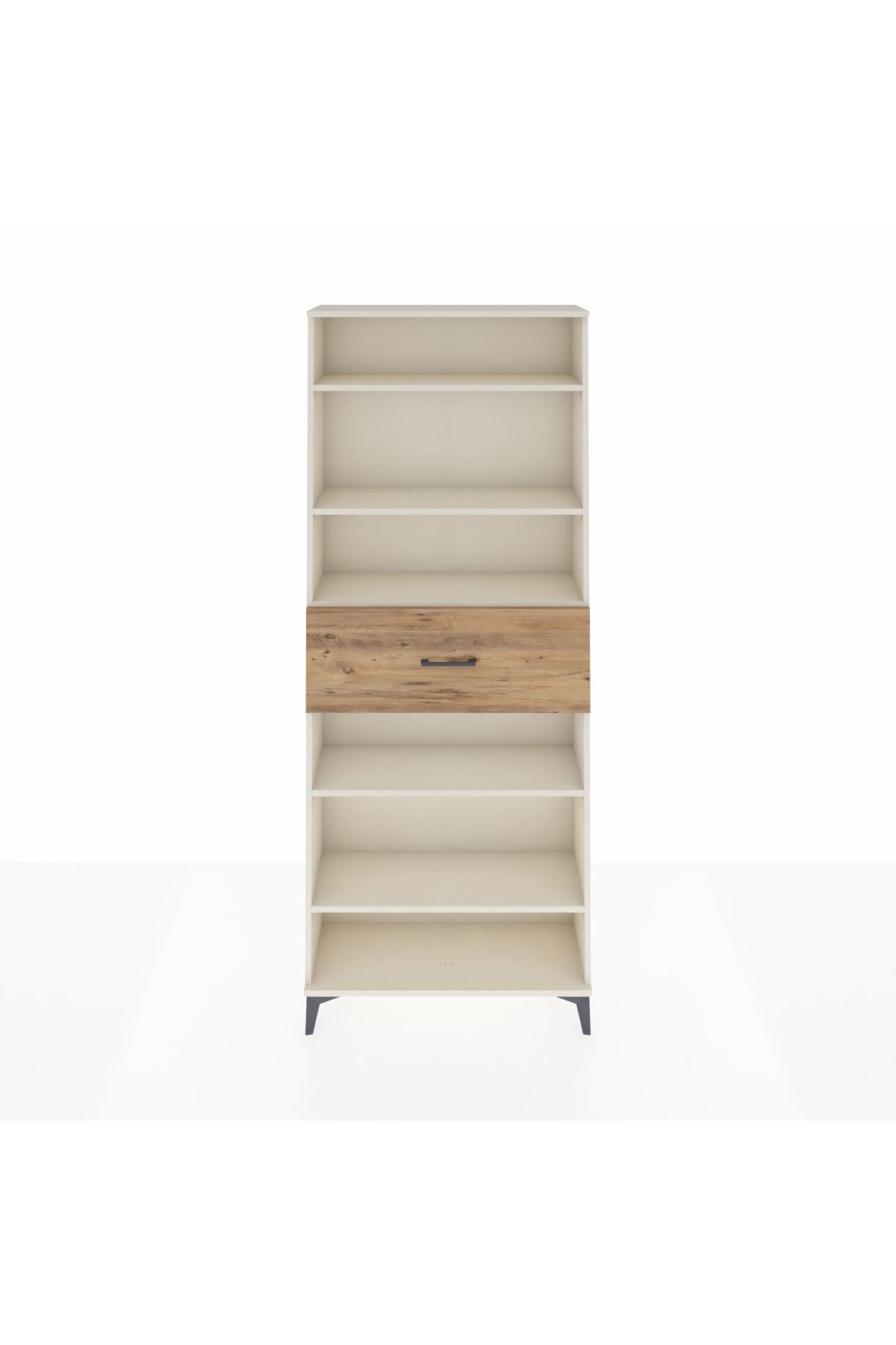 Arges Dolap 5 Raflı Tek Çekmeceli 88x30x221 - S30M185V3A