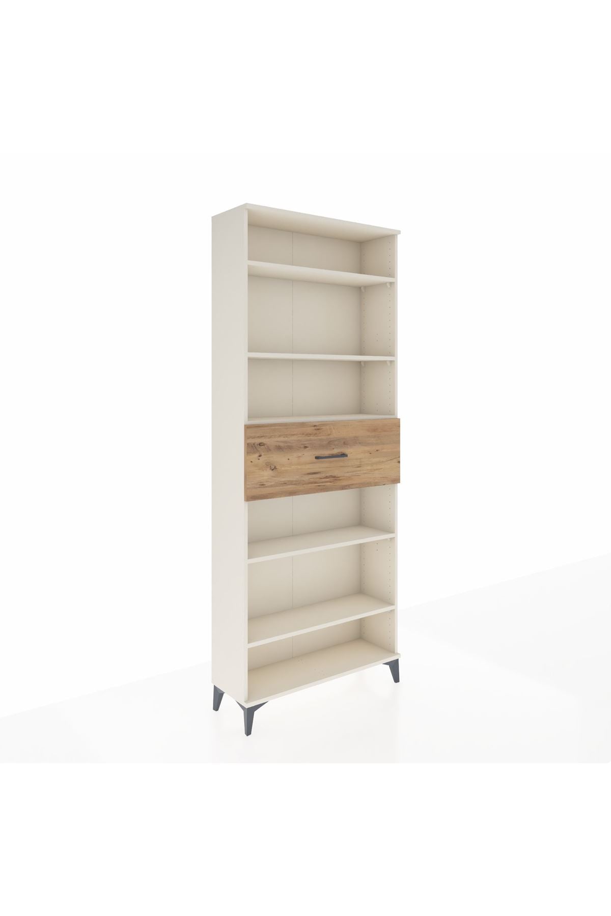 Arges Dolap 5 Raflı Tek Çekmeceli 88x30x221 - S30M185V3A