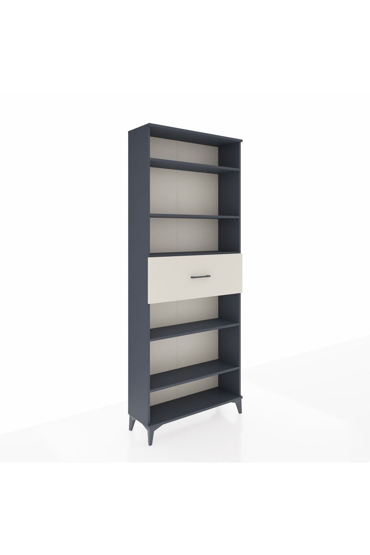 Arges Dolap 5 Raflı Tek Çekmeceli 88x30x221 - S30M185V4A