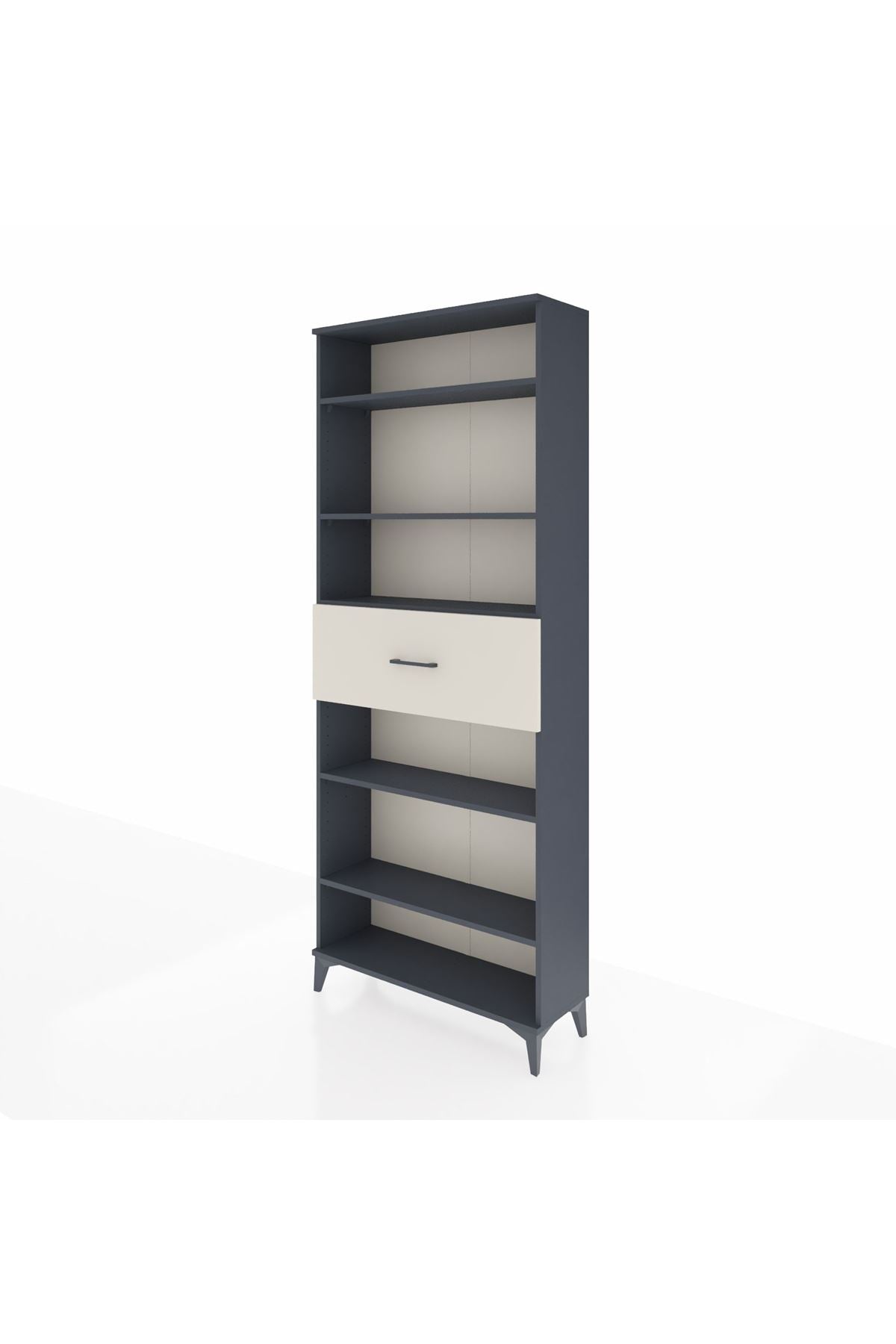 Arges Dolap 5 Raflı Tek Çekmeceli 88x30x221 - S30M185V4A