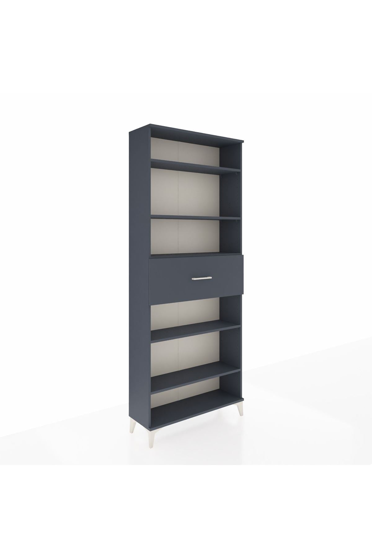 Arges Dolap 5 Raflı Tek Çekmeceli 88x30x221 - S30M185V5A