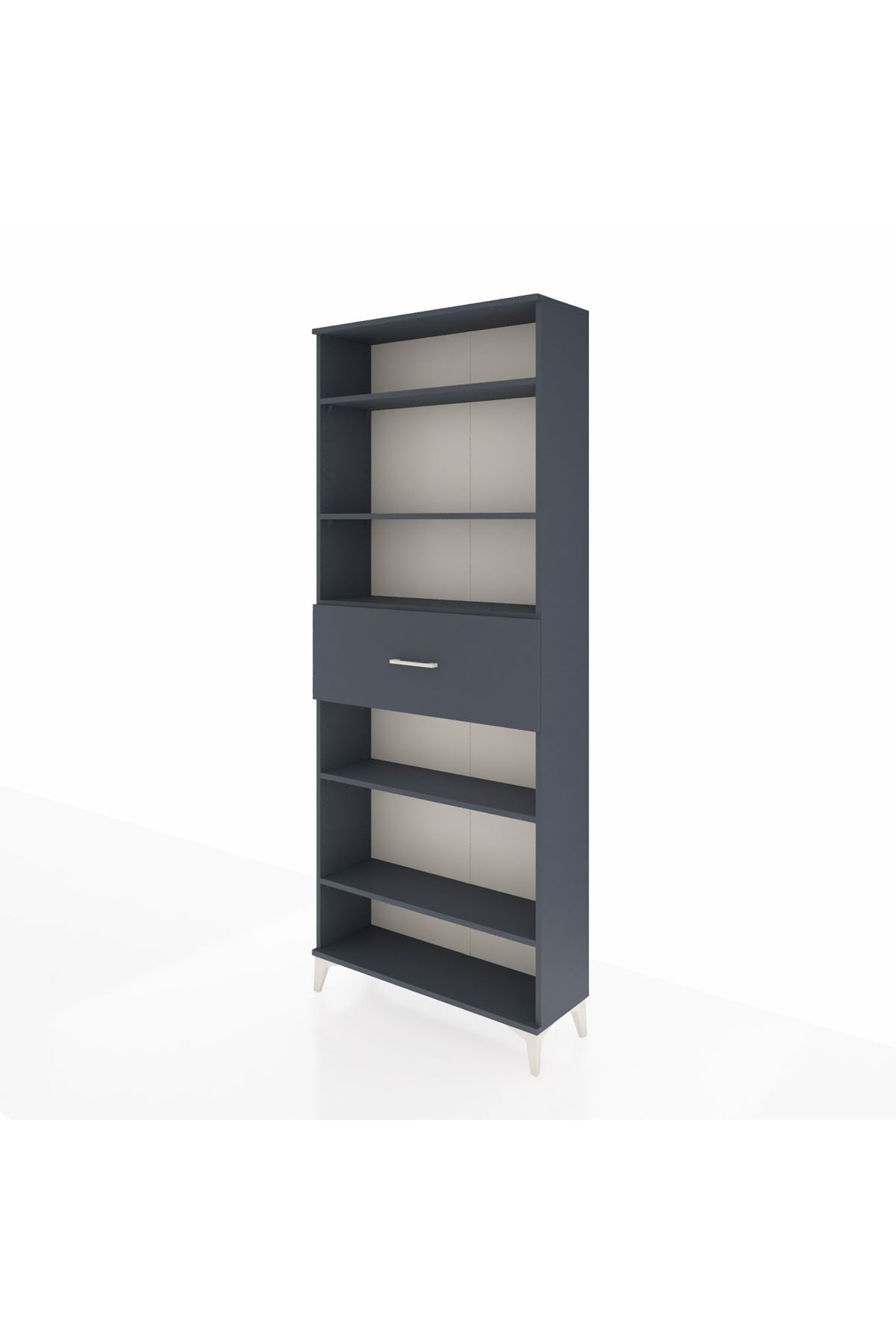 Arges Dolap 5 Raflı Tek Çekmeceli 88x30x221 - S30M185V5A
