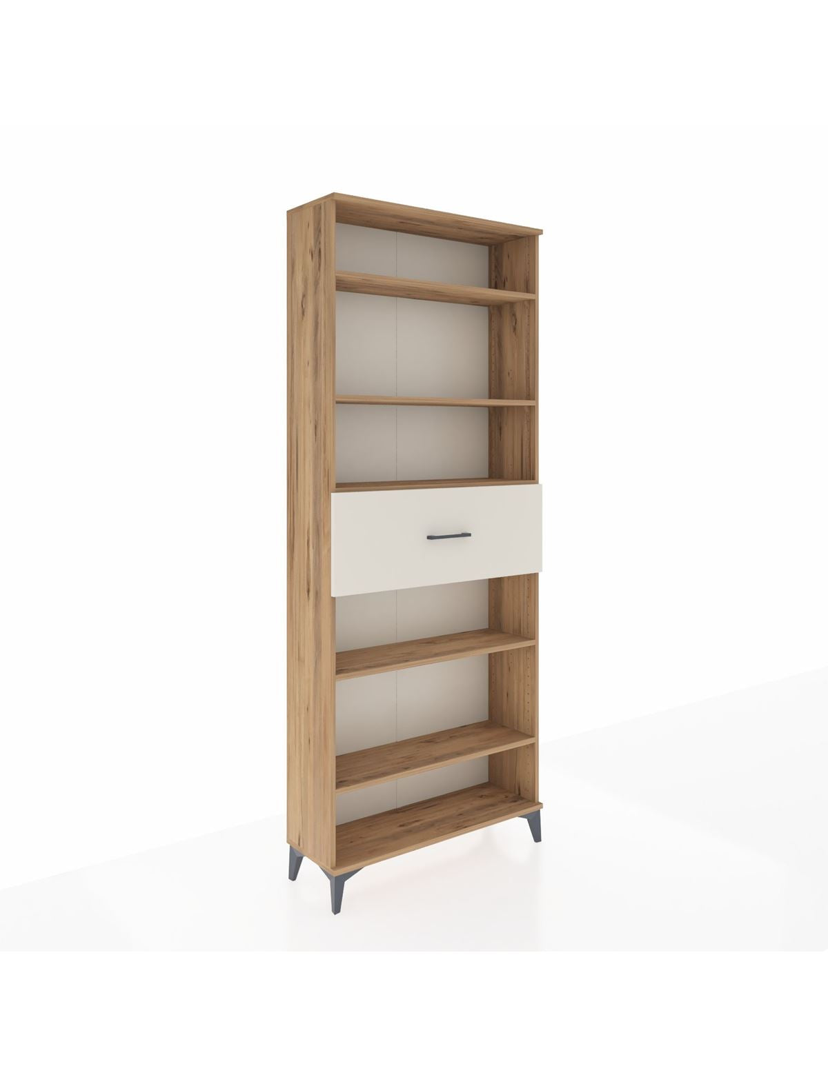 Arges Dolap 5 Raflı Tek Çekmeceli 88x30x221 - S30M185V7A