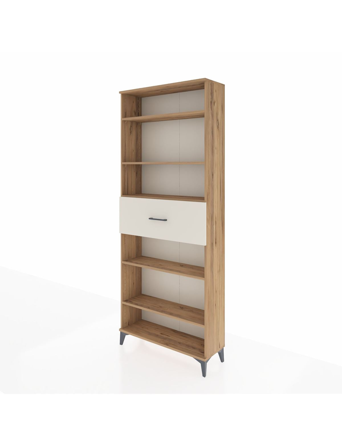 Arges Dolap 5 Raflı Tek Çekmeceli 88x30x221 - S30M185V7A