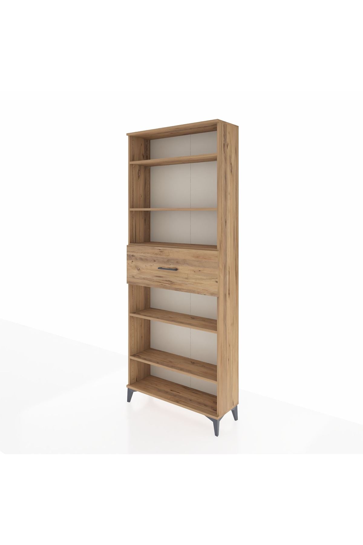 Arges Dolap 5 Raflı Tek Çekmeceli 88x30x221 - S30M185V9A