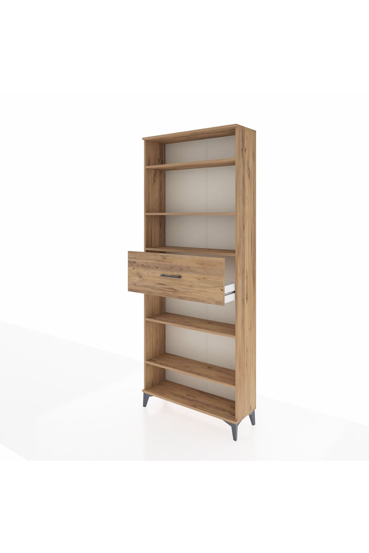 Arges Dolap 5 Raflı Tek Çekmeceli 88x30x221 - S30M185V9A