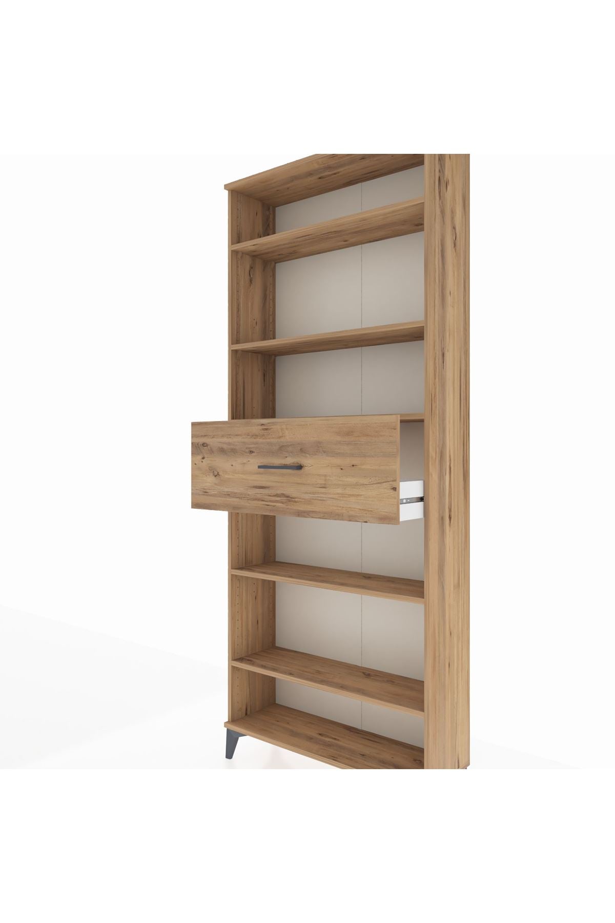 Arges Dolap 5 Raflı Tek Çekmeceli 88x30x221 - S30M185V9A