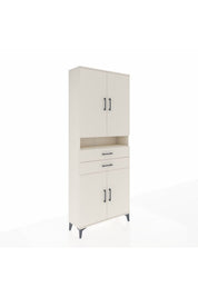 Arges Dolap 5 Raflı 2 Çekmeceli 4 Kapaklı 88x30x221 - S30M186V1A