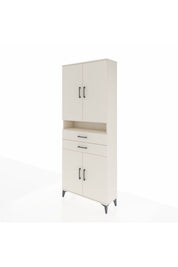Arges Dolap 5 Raflı 2 Çekmeceli 4 Kapaklı 88x30x221 - S30M186V1A