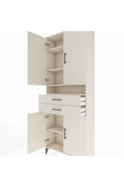 Arges Dolap 5 Raflı 2 Çekmeceli 4 Kapaklı 88x30x221 - S30M186V1A