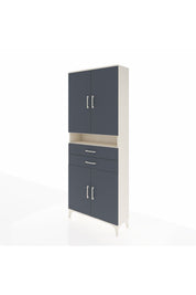 Arges Dolap 5 Raflı 2 Çekmeceli 4 Kapaklı 88x30x221 - S30M186V2A