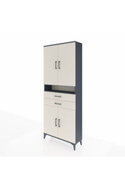 Arges Dolap 5 Raflı 2 Çekmeceli 4 Kapaklı 88x30x221 - S30M186V4A