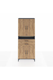 Arges Dolap 5 Raflı 2 Çekmeceli 4 Kapaklı 88x30x221 - S30M186V6A