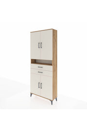 Arges Dolap 5 Raflı 2 Çekmeceli 4 Kapaklı 88x30x221 - S30M186V7A