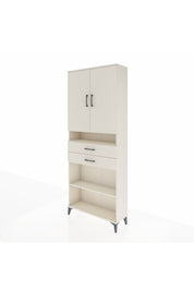Arges Dolap 5 Raflı 2 Çekmeceli 2 Kapaklı 88x30x221 - S30M187V1A
